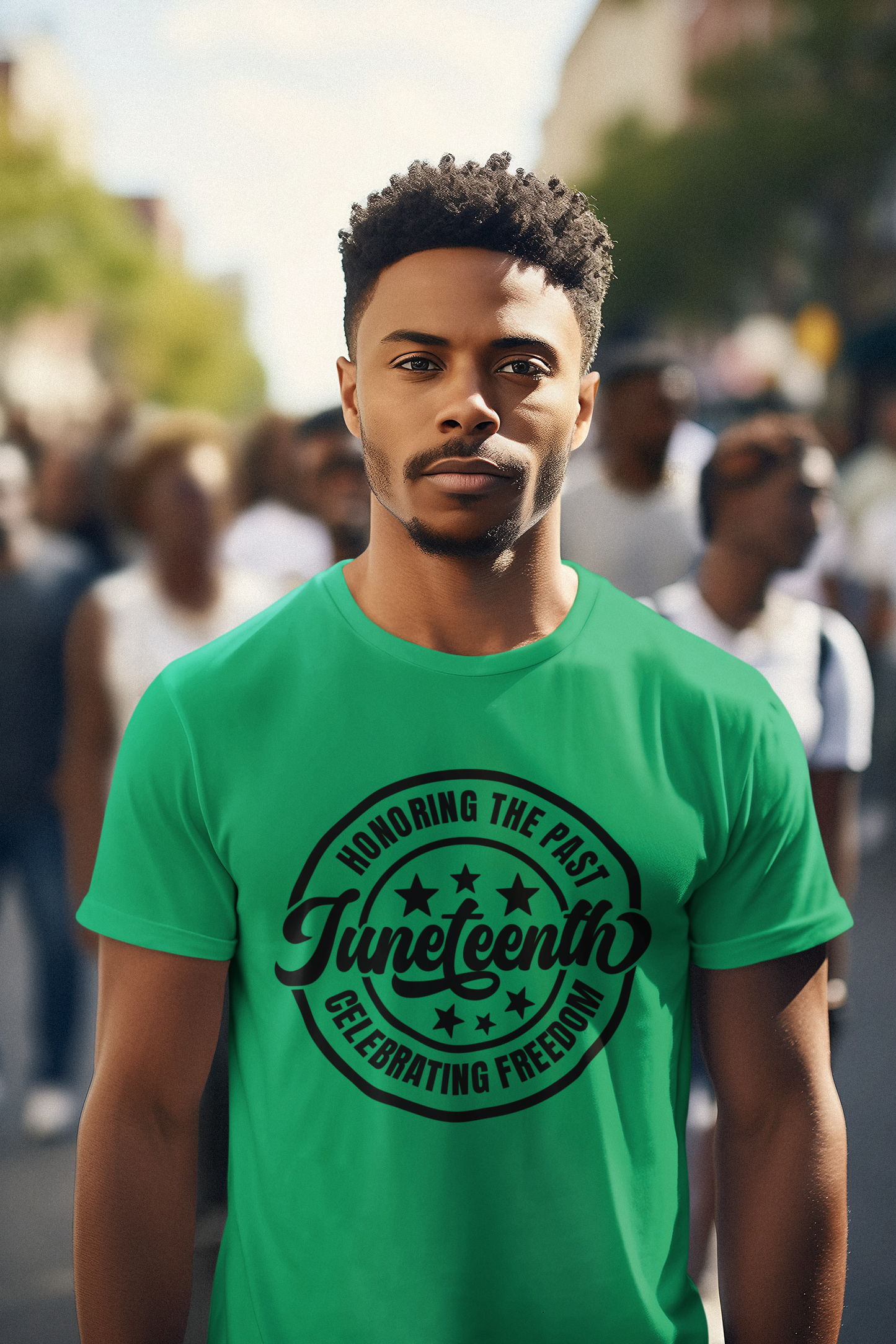 JUNETEENTH HONORING THE PAST CELEBRATING FREEDOM TSHIRT