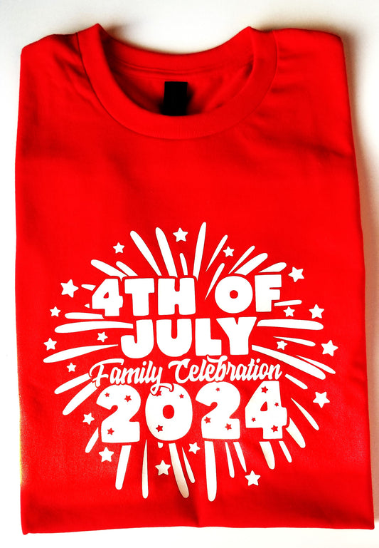 FOURTH OF JULY FAMILY CELEBRATION 2024 TSHIRT