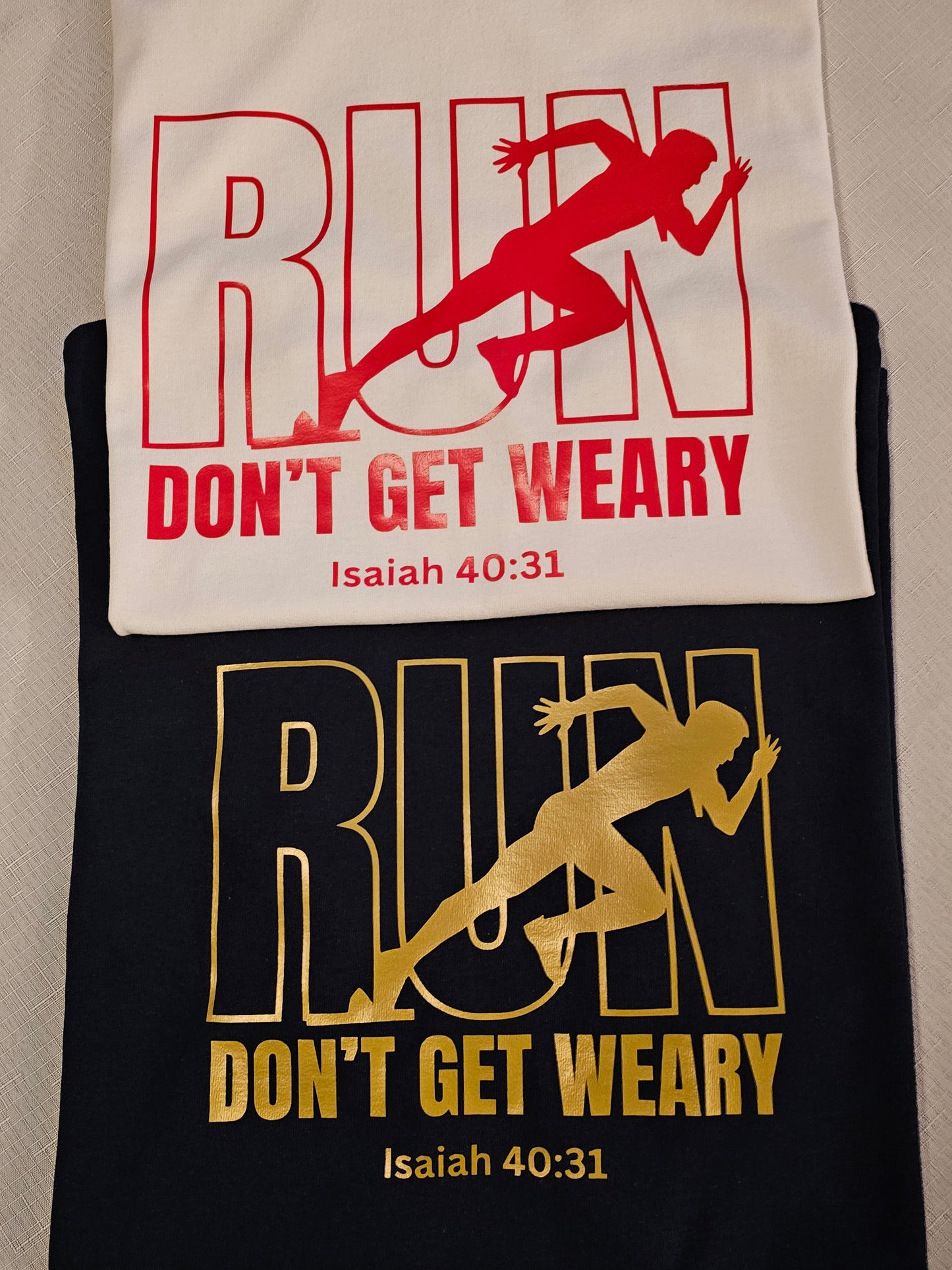 RUN DON'T GET WEARY SHORT SLEEVE T SHIRT