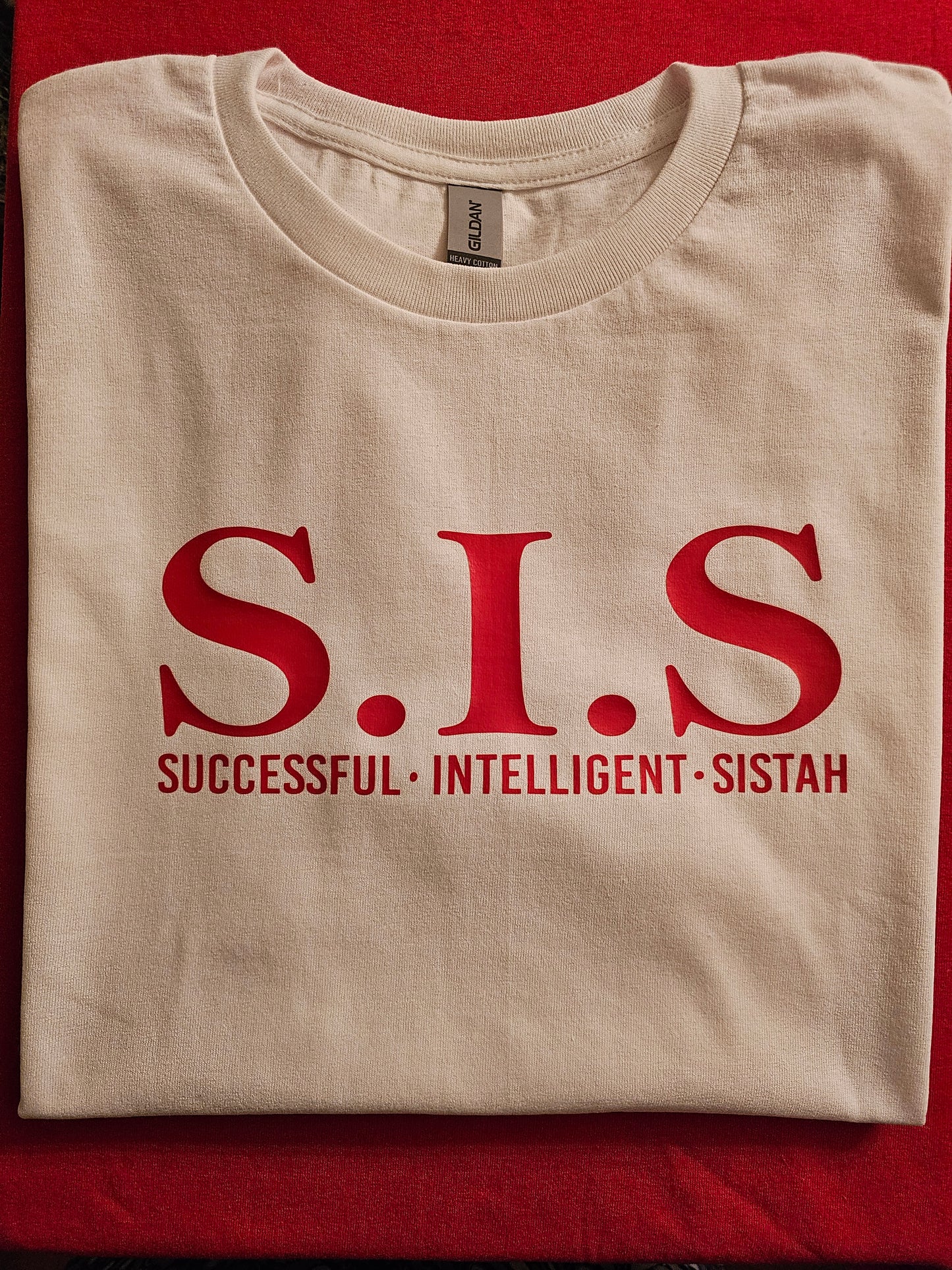 S.I.S SUCCESSFUL INTELLIGENT SISTAH SHORT SLEEVE T SHIRT